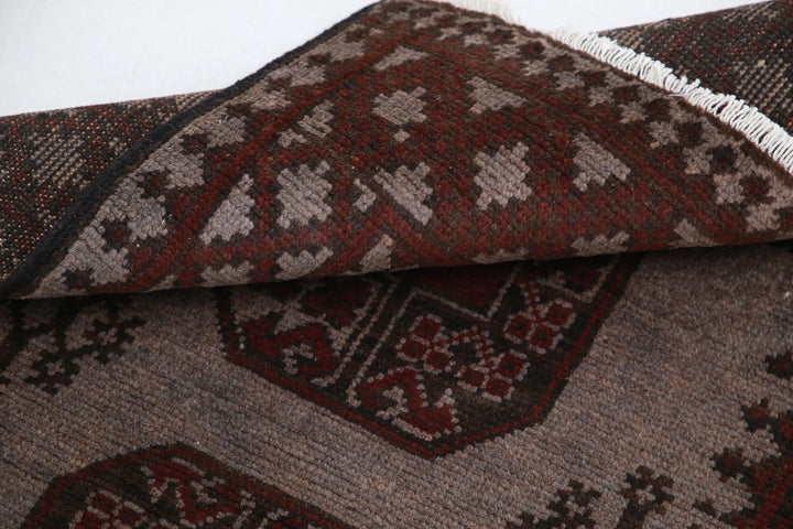 Afghan Revival Rug 2' 7" x 3' 10" Hand-Knotted | No. AT84859