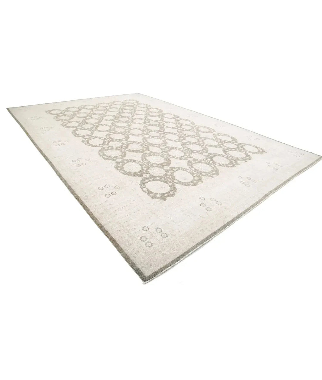 Afghan Serenity Rug 12' 3" x 17' 8" Hand-Knotted | No. AT84916