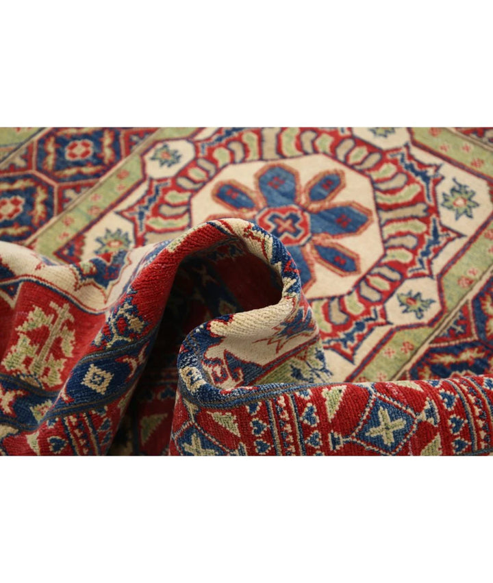 Afghan Kazak Rug 4' 11" x 19' 5" Hand-Knotted | No. AT85014