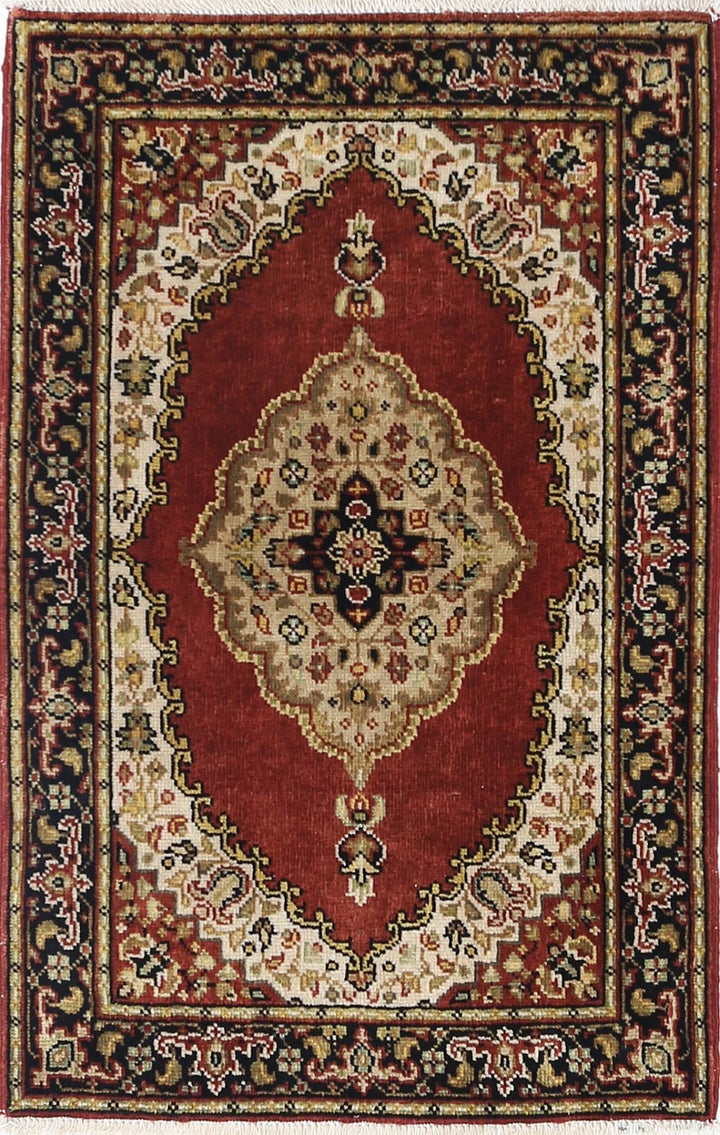 Indian Ziegler Rug 1'11" x 3'0" Hand-Knotted | No. AT85162
