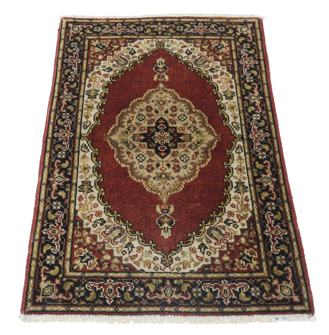 Indian Ziegler Rug 1'11" x 3'0" Hand-Knotted | No. AT85162