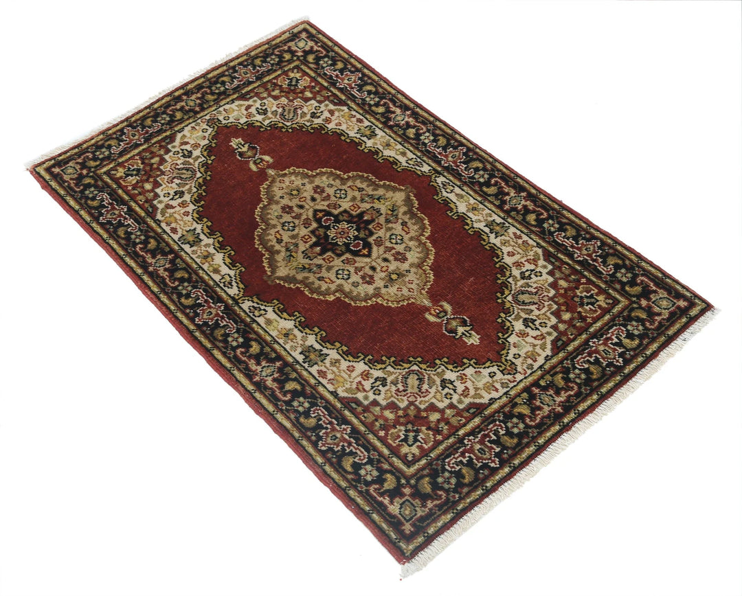 Indian Ziegler Rug 1'11" x 3'0" Hand-Knotted | No. AT85162