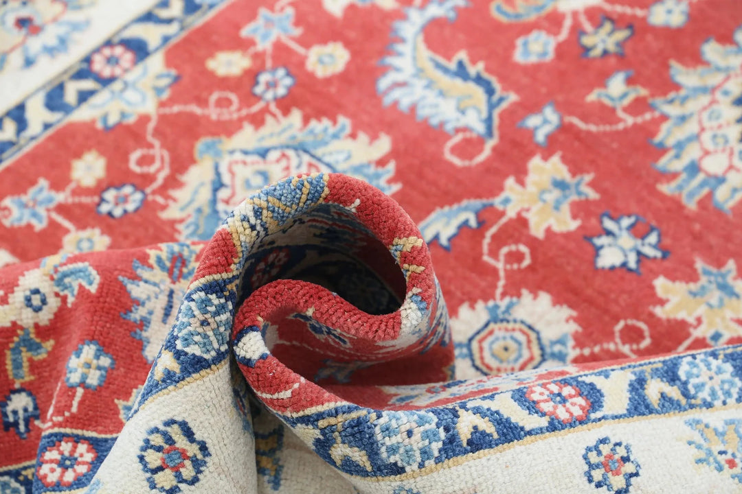 Afghan Ziegler Farhan Gul Rug 4' 9" x 6' 8" Hand-Knotted | No. AT85239
