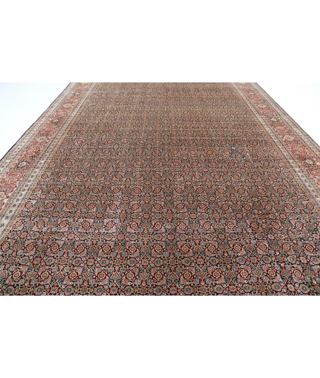 Indian Herati Rug 11' 8" x 18' 2" Hand-Knotted | No. AT85277