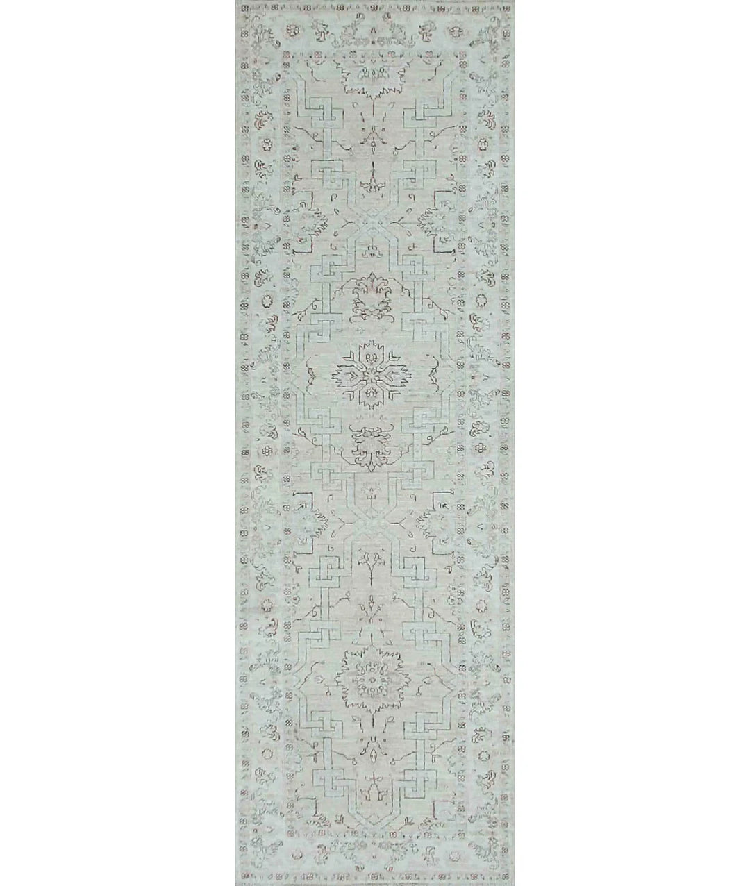 Afghan Serenity Rug 2' 8" x 8' 1" Hand-Knotted | No. AT85346