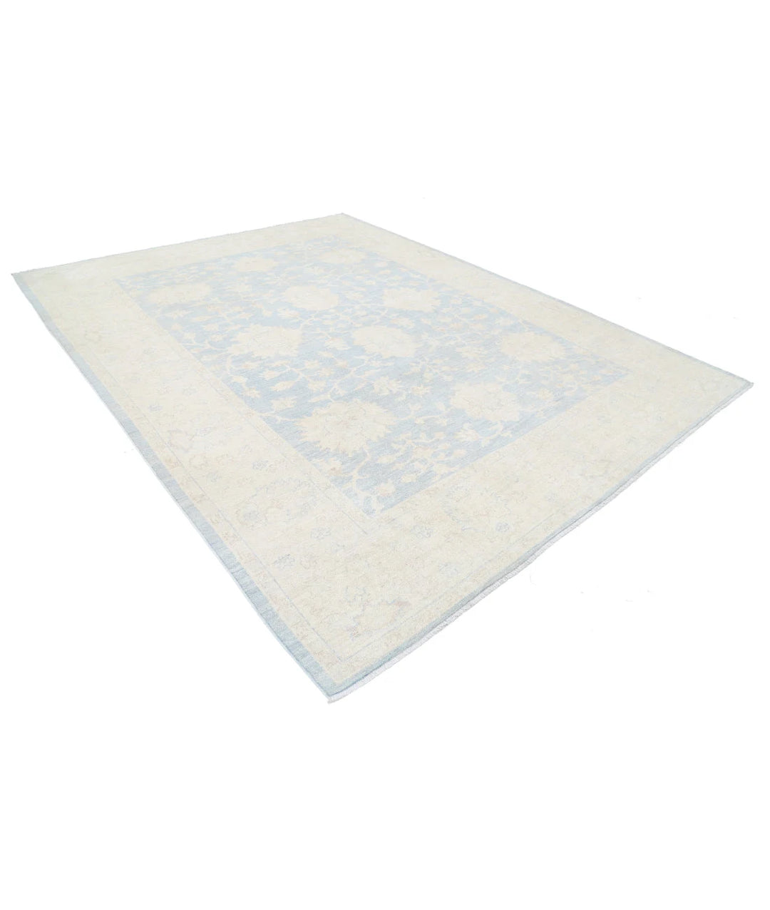 Afghan Oushak Rug 8' 9" x 11' 8" Hand-Knotted | No. AT85391