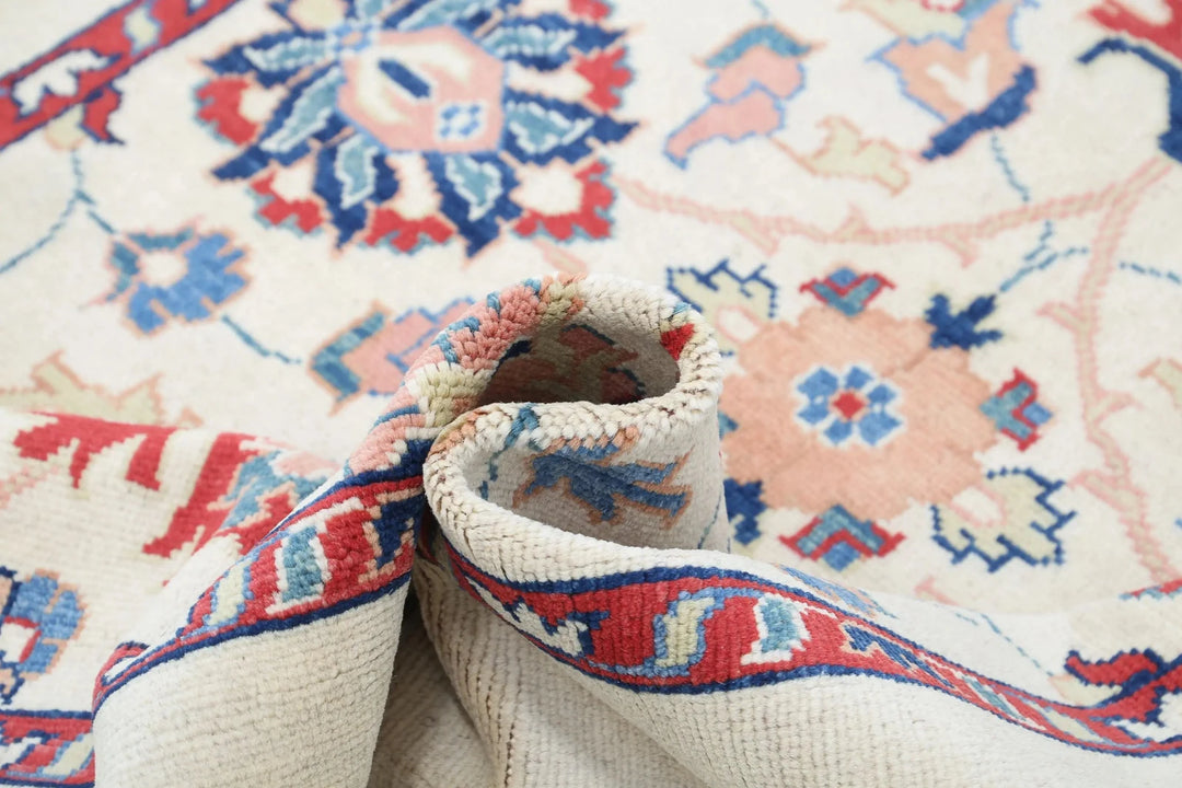 Afghan Ziegler Rug 5' 1" x 6' 9" Hand-Knotted | No. AT85498