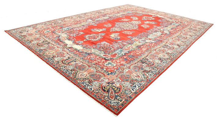 Persian Sarouk Rug 12' 2" x 17' 3" Hand-Knotted | No. AT85565