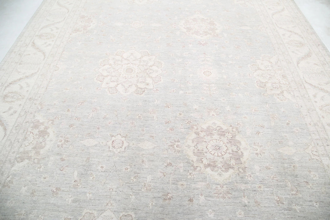 Afghan Serenity Rug 9' 0" x 11' 2" Hand-Knotted | No. AT85567