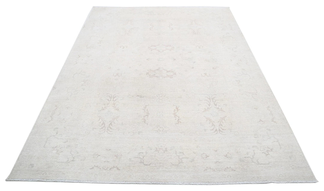 Afghan Tabriz Rug 6' 0" x 8' 6" Hand-Knotted | No. AT85576