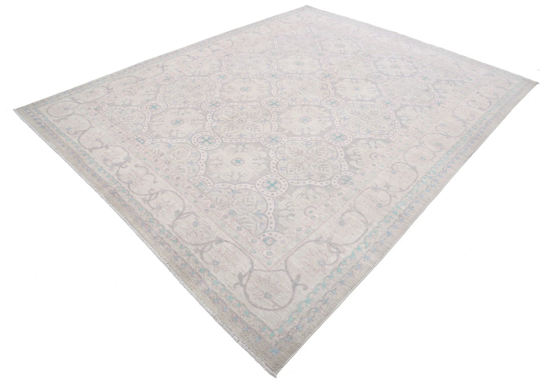 Afghan Serenity Rug 7' 10" x 10' 0" Hand-Knotted | No. AT85607