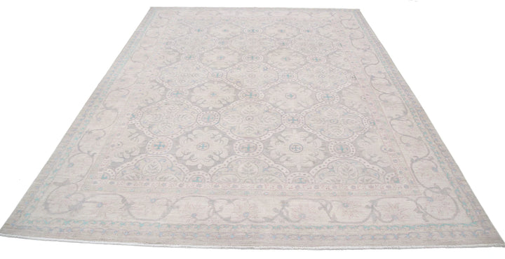 Afghan Serenity Rug 7' 10" x 10' 0" Hand-Knotted | No. AT85607