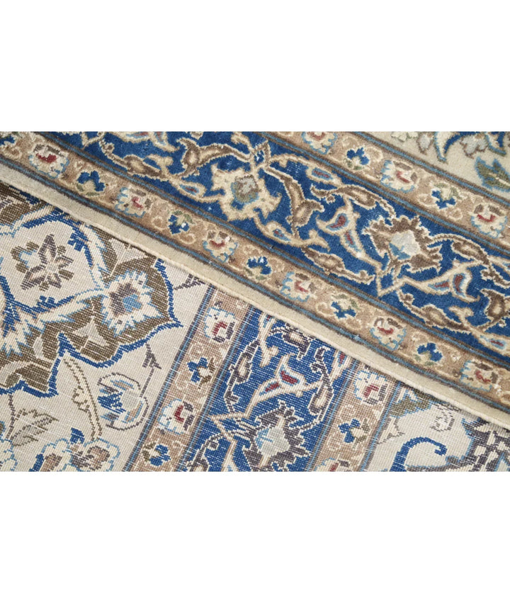 Ivory Persian Nain Rug 9' 11" x 14' 10" Hand-Knotted | No. AT85624
