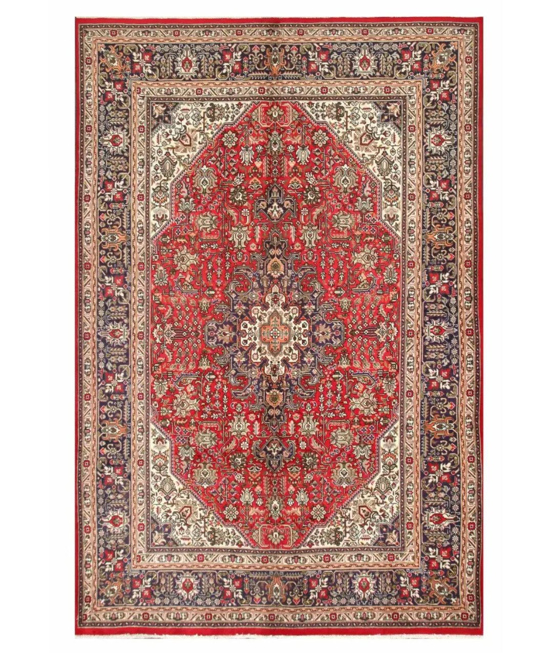 Red Antique Rug Hand-Knotted | No. AT85731