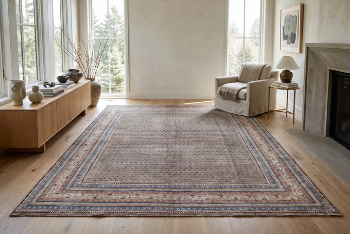 Persian Mir Saraband Rug 7' 8" x 10' 4" Hand-Knotted | No. AT85790