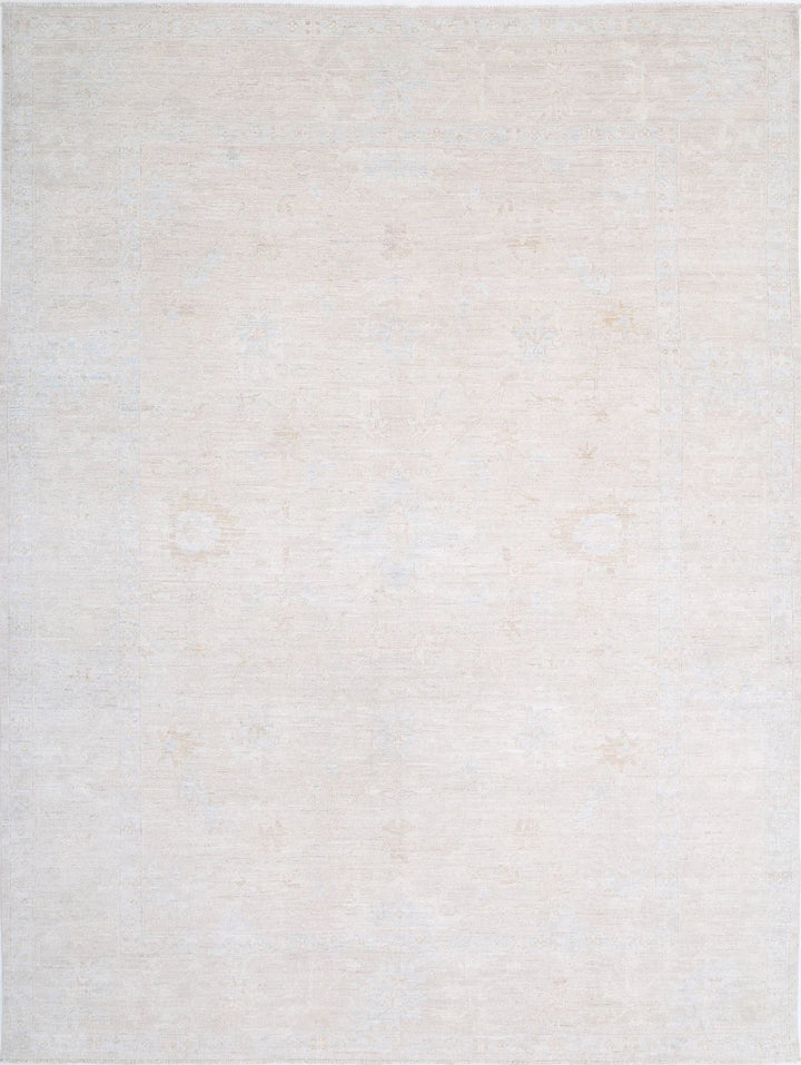 Afghan Oushak Rug 8' 8" x 11' 3" Hand-Knotted | No. AT85817