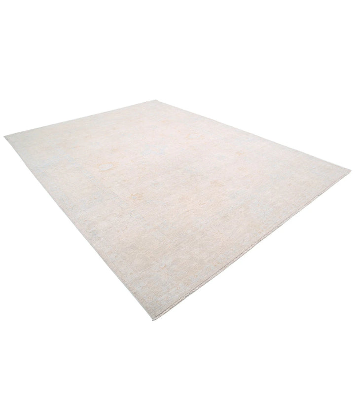 Afghan Oushak Rug 8' 8" x 11' 3" Hand-Knotted | No. AT85817