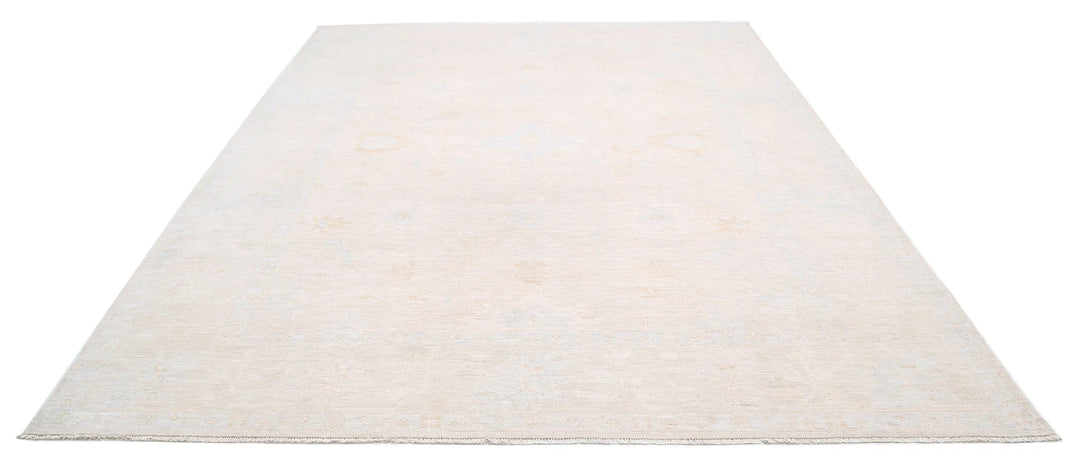 Afghan Oushak Rug 8' 8" x 11' 3" Hand-Knotted | No. AT85817