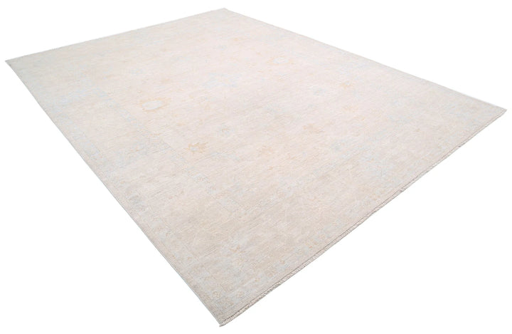 Afghan Oushak Rug 8' 8" x 11' 3" Hand-Knotted | No. AT85817
