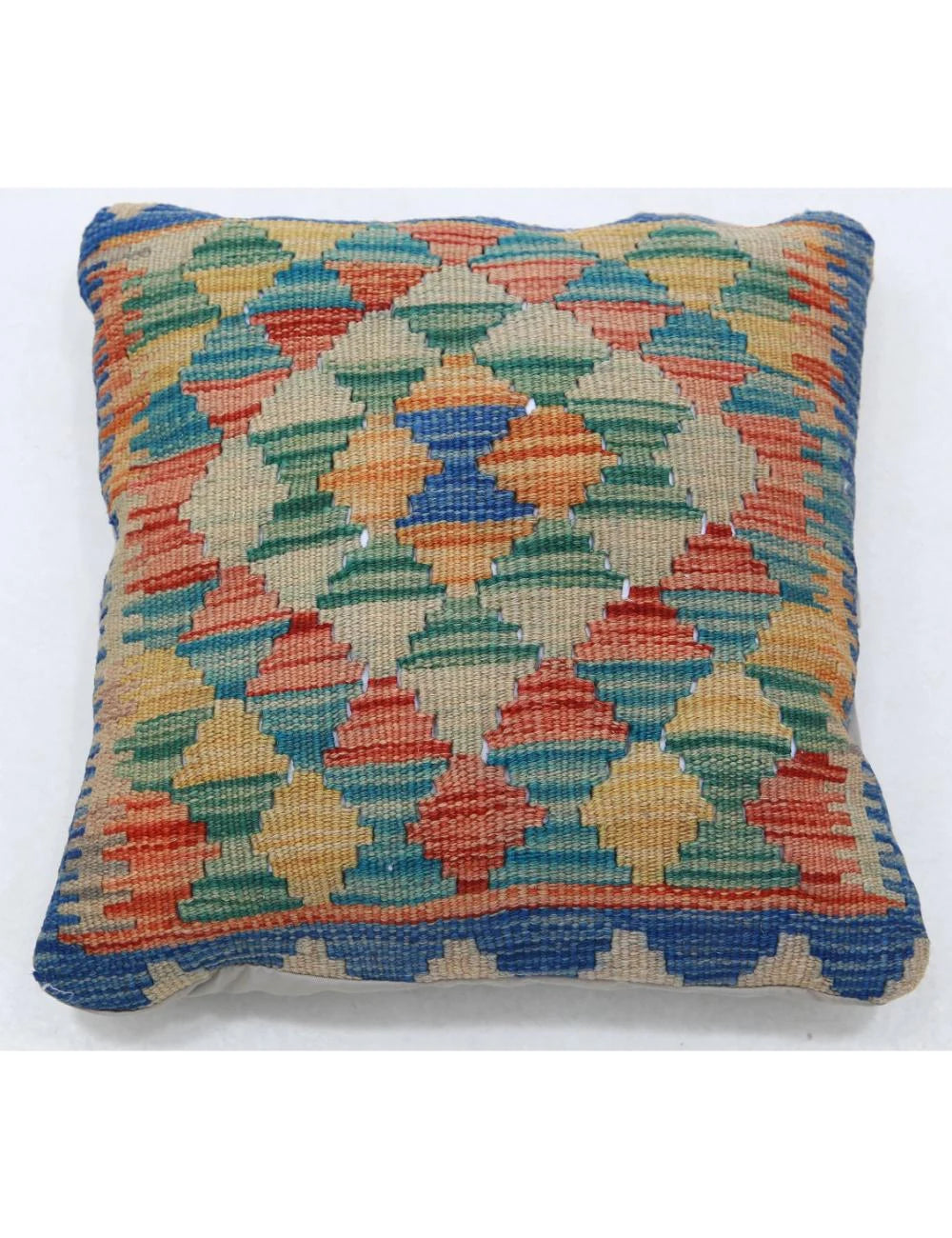 Multicolor Afghan Tribal Rug Flat-weave | No. AT85844