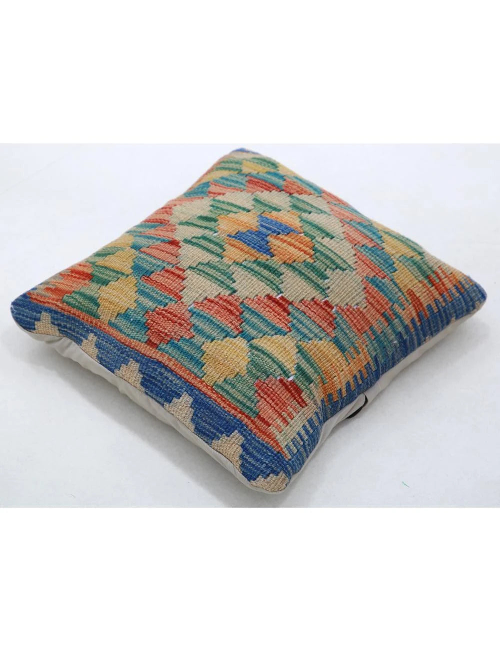 Multicolor Afghan Tribal Rug Flat-weave | No. AT85844