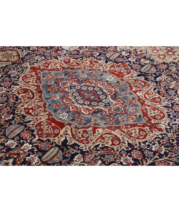 Persian Kashmar Rug 9' 6" x 12' 7" Hand-Knotted | No. AT85850