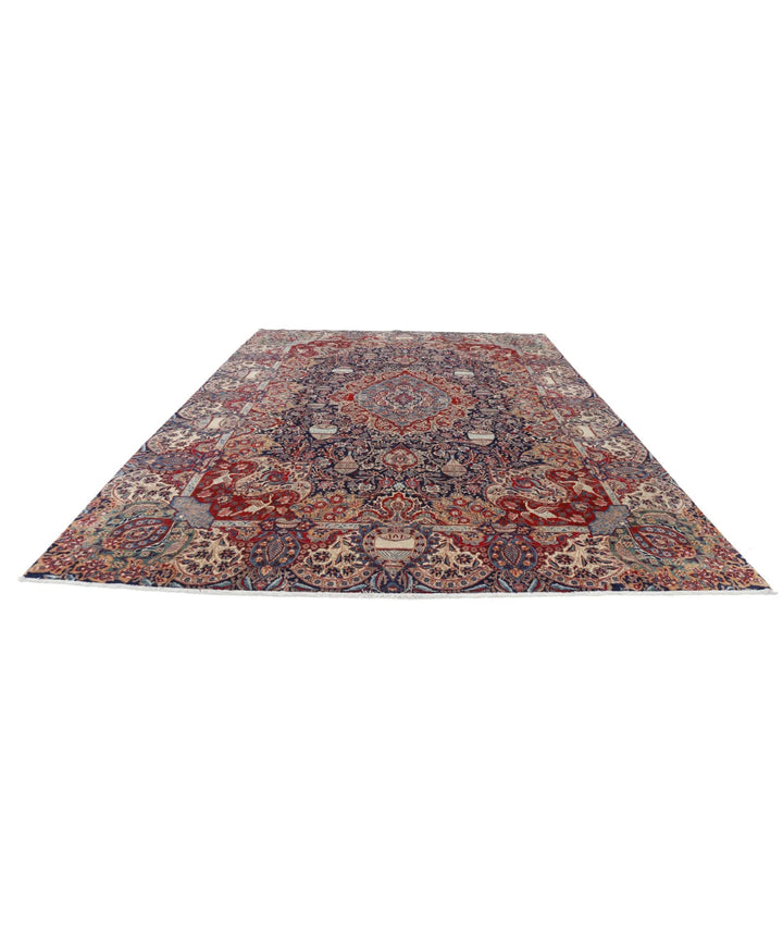 Persian Kashmar Rug 9' 6" x 12' 7" Hand-Knotted | No. AT85850