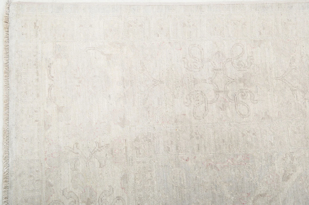 Afghan Tabriz Rug 6' 1" x 7' 11" Hand-Knotted | No. AT86021
