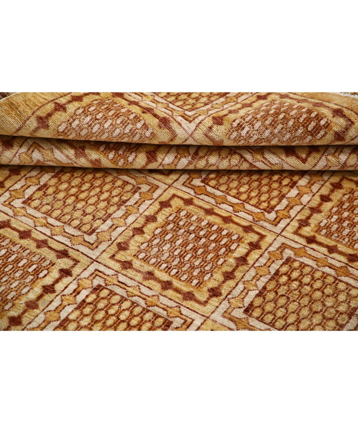 Afghan Modcar Rug 5' 11" x 8' 11" Hand-Knotted | No. AT86083