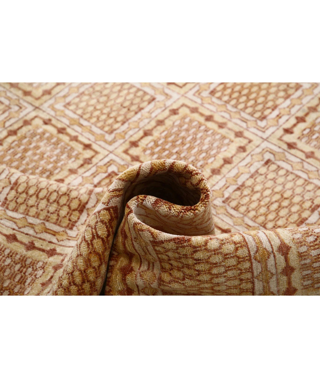 Afghan Modcar Rug 5' 11" x 8' 11" Hand-Knotted | No. AT86083