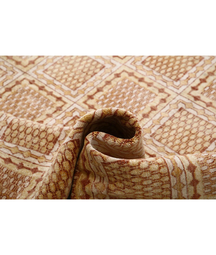 Afghan Modcar Rug 5' 11" x 8' 11" Hand-Knotted | No. AT86083