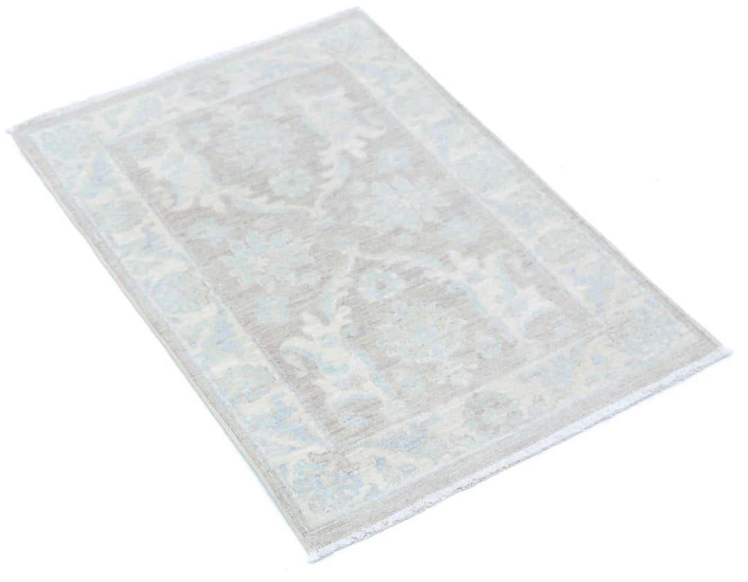Afghan Serenity Rug 2' 0" x 2' 10" Hand-Knotted | No. AT86086