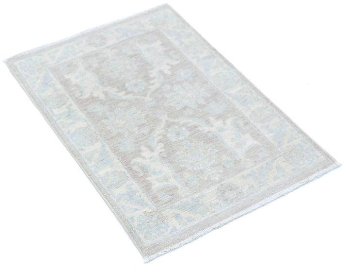 Afghan Serenity Rug 2' 0" x 2' 10" Hand-Knotted | No. AT86086