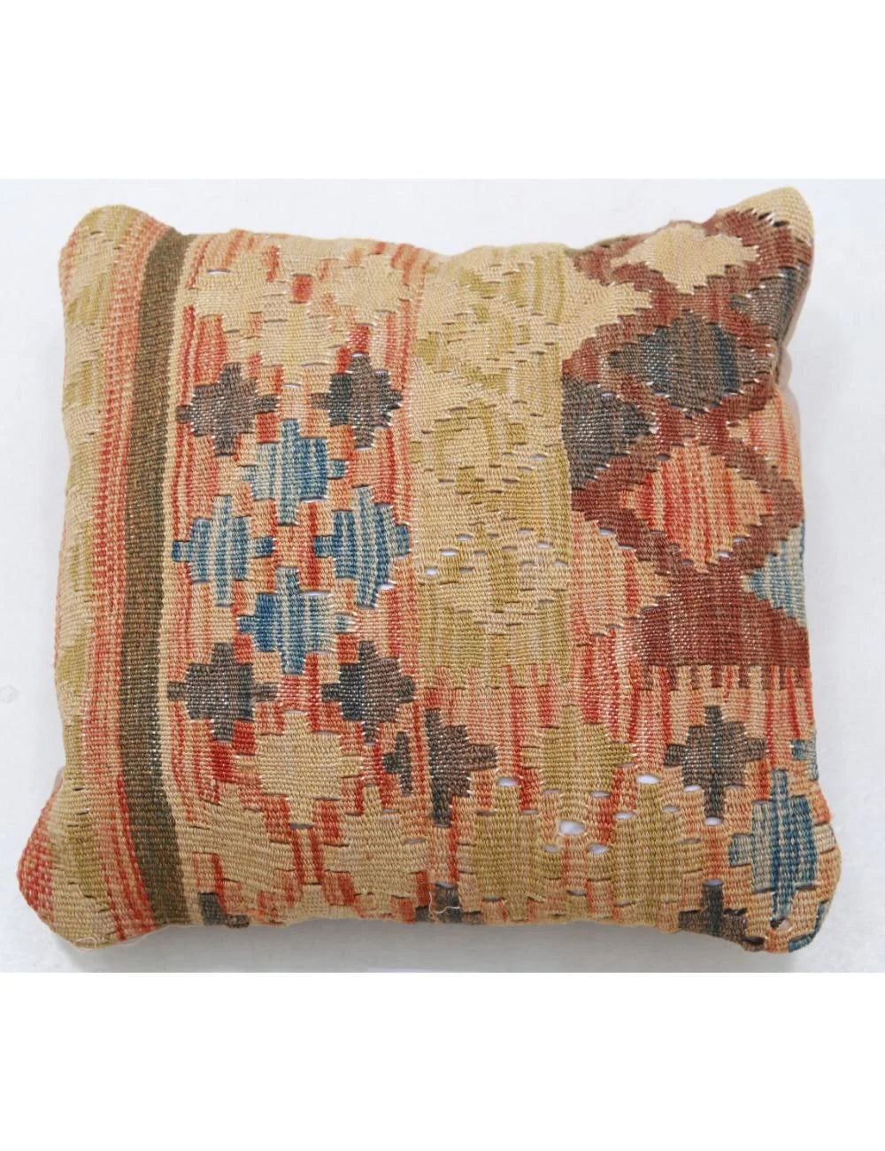 Multicolor Afghan Tribal Rug Flat-weave | No. AT86124