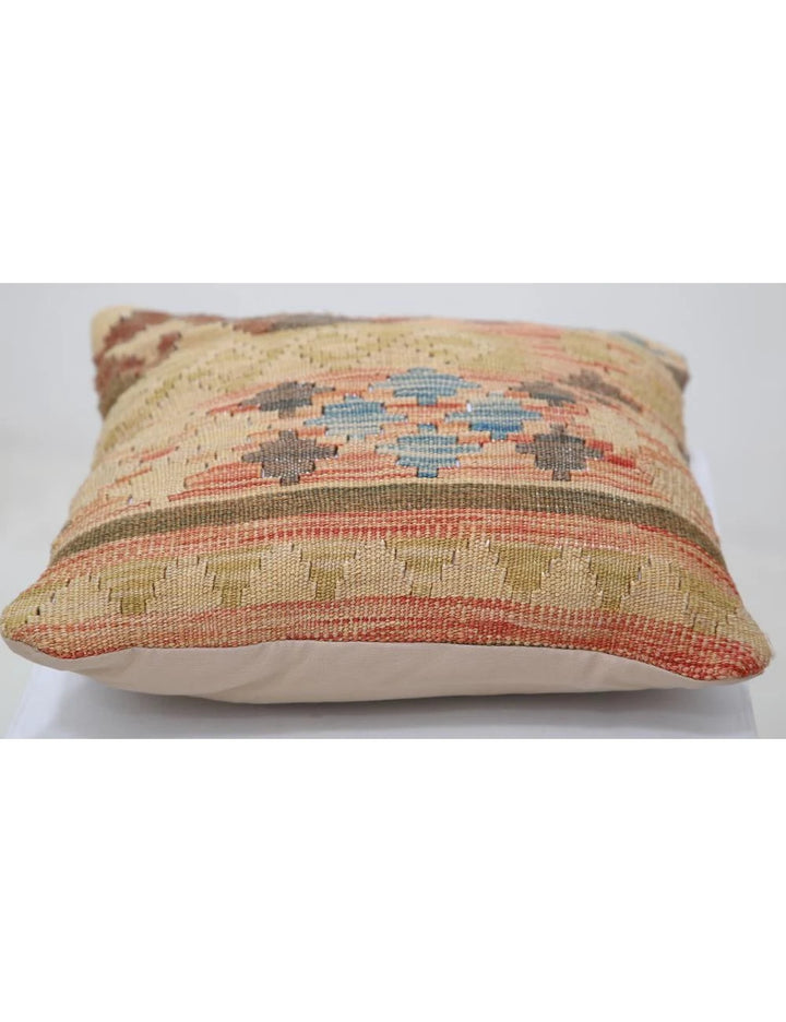Multicolor Afghan Tribal Rug Flat-weave | No. AT86124