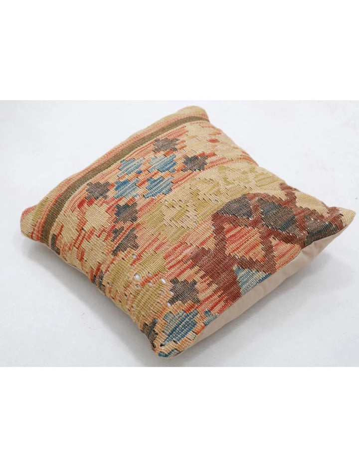 Multicolor Afghan Tribal Rug Flat-weave | No. AT86124