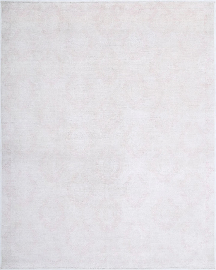 Brown Afghan Serenity Rug 8' 0" x 10' 2" Hand-Knotted | No. AT86149