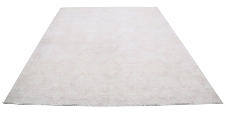 Brown Afghan Serenity Rug 8' 0" x 10' 2" Hand-Knotted | No. AT86149