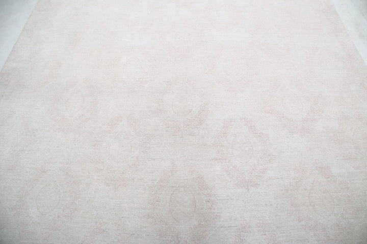 Brown Afghan Serenity Rug 8' 0" x 10' 2" Hand-Knotted | No. AT86149
