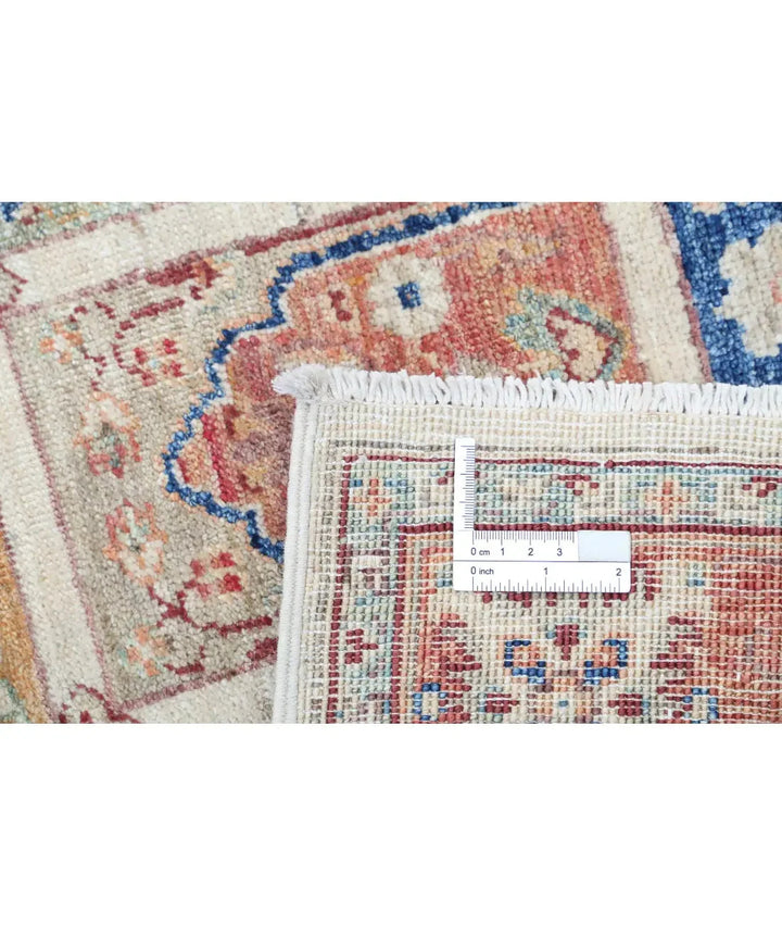 Afghan Bakhtiari Rug 3' 10" x 5' 8" Hand-Knotted | No. AT86320