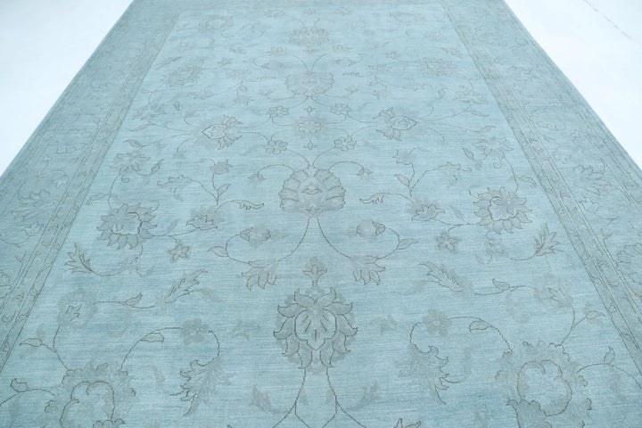 Afghan Overdye Rug 9' 11" x 13' 10" Hand-Knotted | No. AT86330