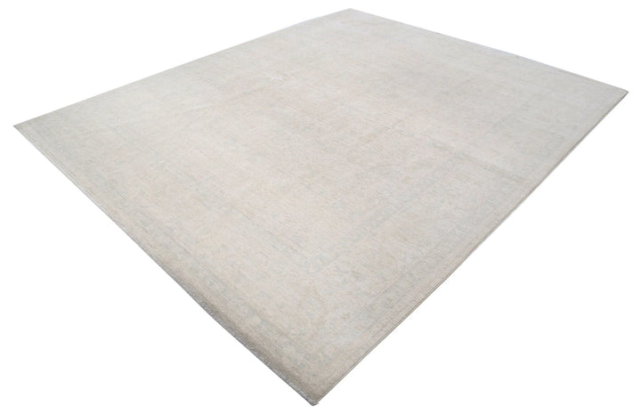 Afghan Tabriz Rug 8' 2" x 9' 9" Hand-Knotted | No. AT86394