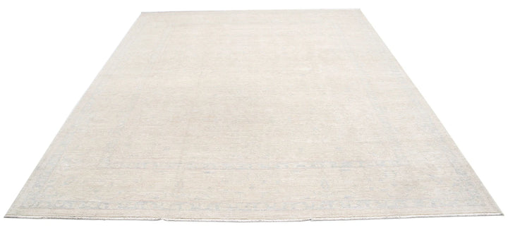 Afghan Tabriz Rug 8' 2" x 9' 9" Hand-Knotted | No. AT86394