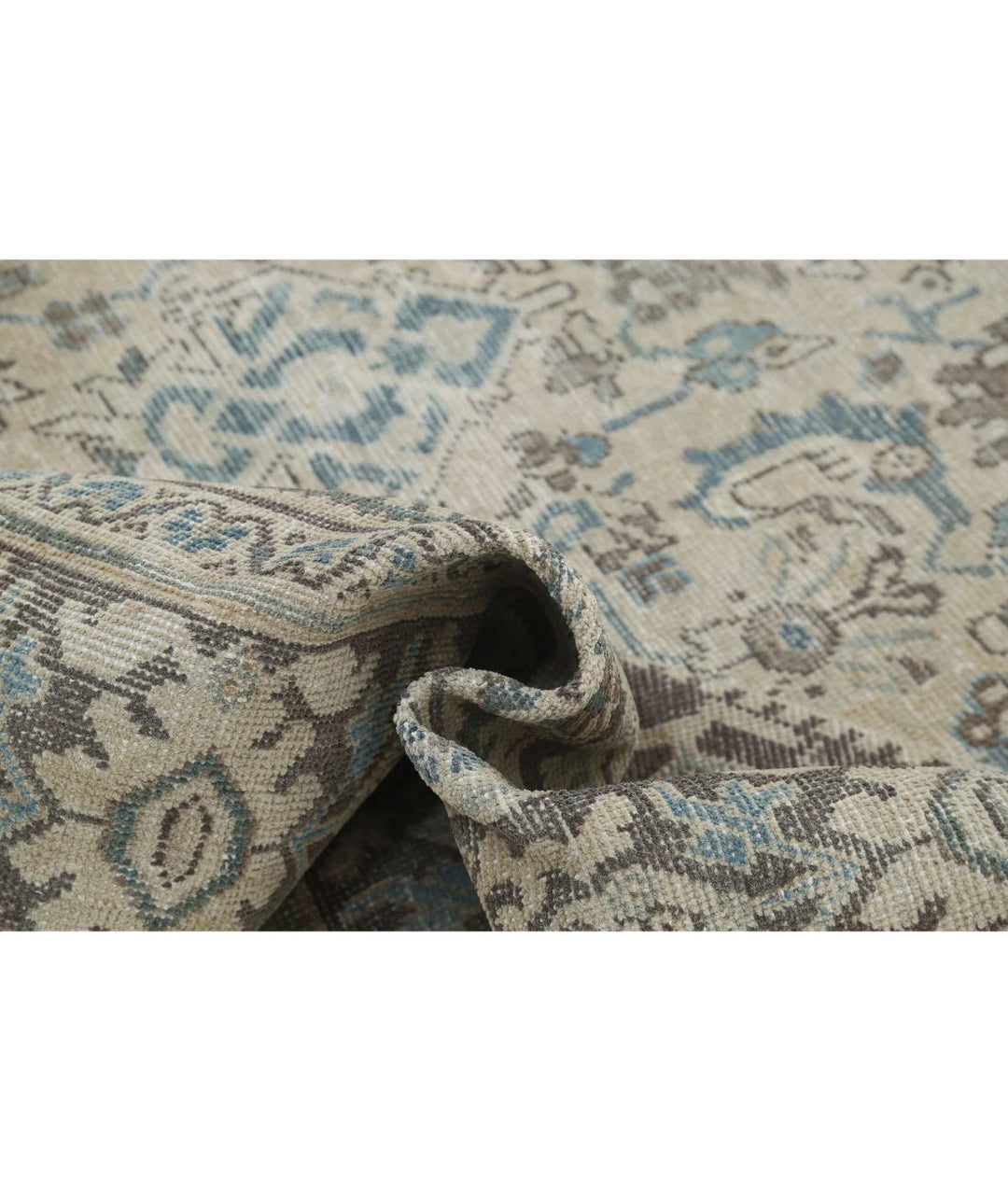 Persian Mahal Rug 8'8" x 12'9" Hand-Knotted | No. AT86424