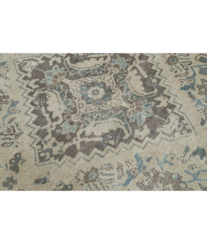 Persian Mahal Rug 8'8" x 12'9" Hand-Knotted | No. AT86424