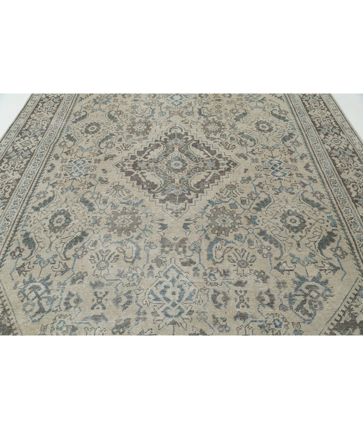 Persian Mahal Rug 8'8" x 12'9" Hand-Knotted | No. AT86424