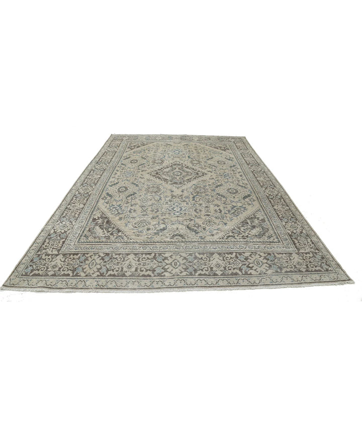 Persian Mahal Rug 8'8" x 12'9" Hand-Knotted | No. AT86424