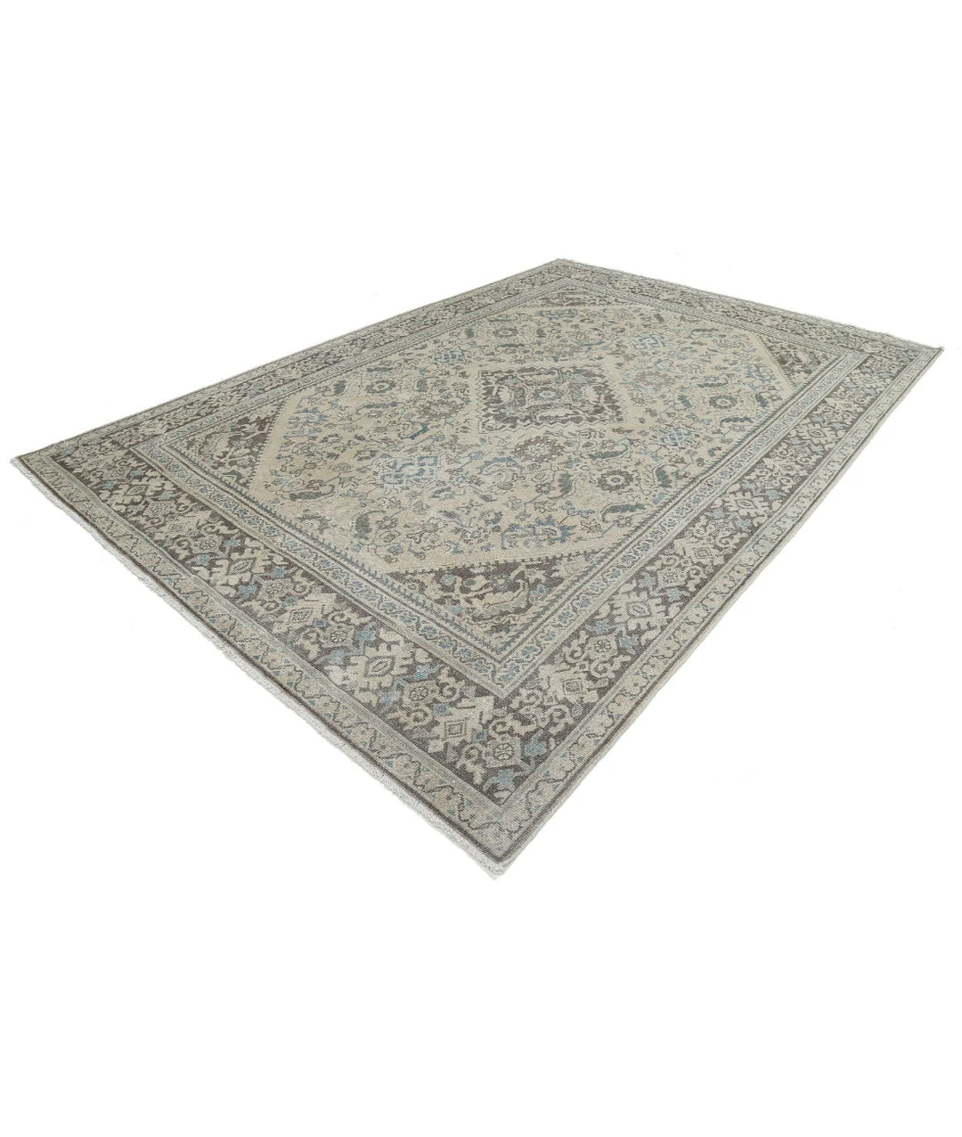 Persian Mahal Rug 8'8" x 12'9" Hand-Knotted | No. AT86424