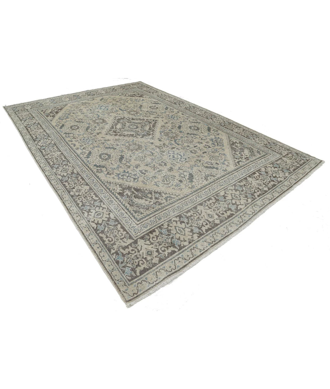 Persian Mahal Rug 8'8" x 12'9" Hand-Knotted | No. AT86424