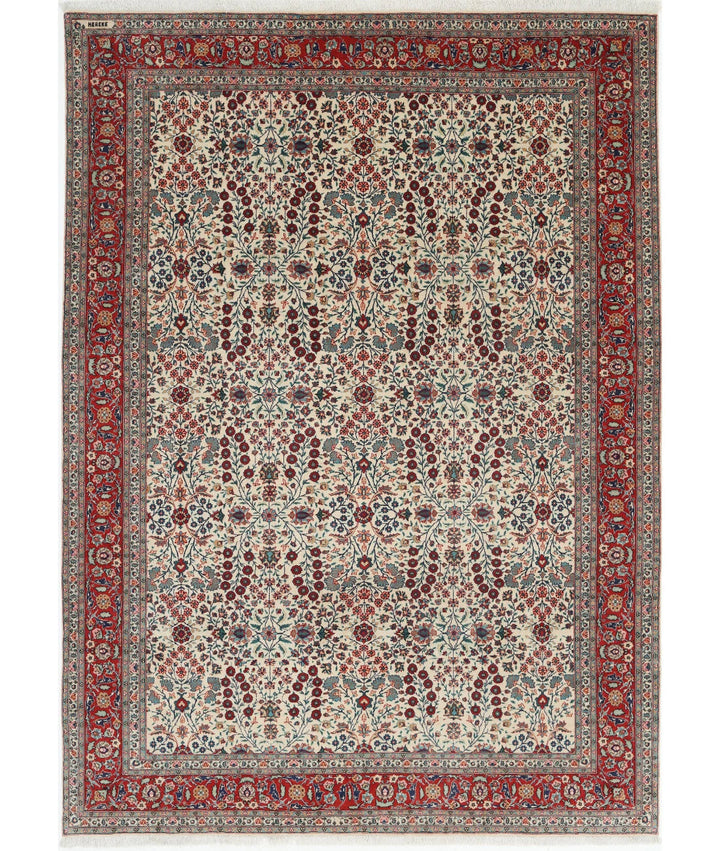 Turkish Hereke Rug 7' 1" x 9' 9" Hand-Knotted | No. AT86436